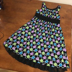 Girls Smocked Sleeveless Dress